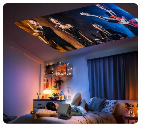 CERTYFIKOWANY LINUX TV RZUTNIK PROJEKTOR LED maXvision LX1 1200 ANSI 4K