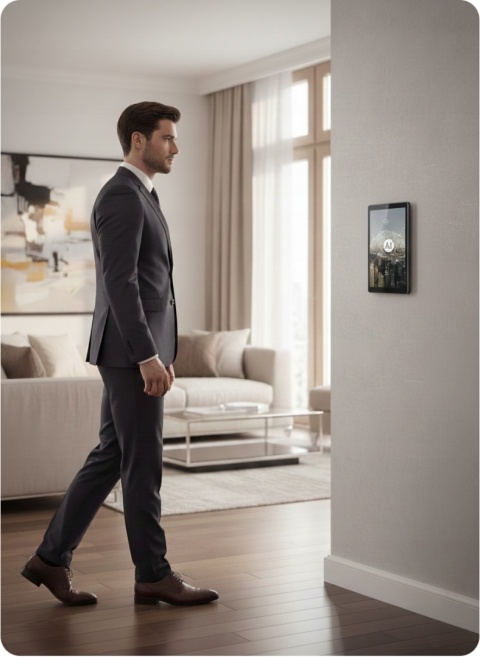 Ekran Monitor Panel Ścienny Android POE 230V WiFi Home Assistant Tuya 8 cal