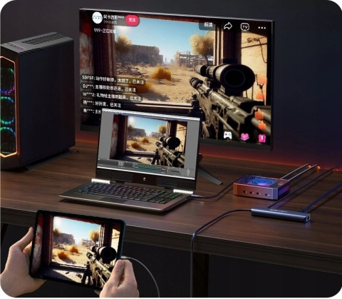 Grabber Karta przechwytywania wideo VC-X7Pro 4K 60Hz HDMI USB-C Streaming