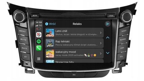 HYUNDAI I30 2012-2017 RADIO NAWIGACJA ANDROID AUTO + APPLE CARPLAY