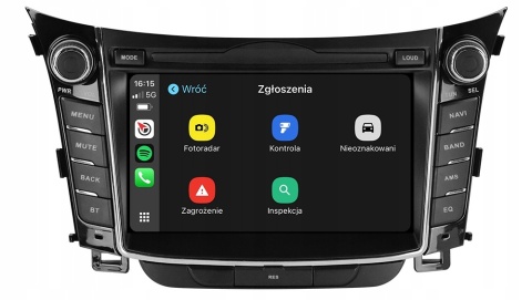 HYUNDAI I30 2012-2017 RADIO NAWIGACJA ANDROID AUTO + APPLE CARPLAY