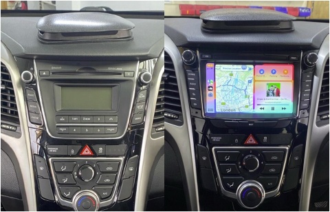 HYUNDAI I30 2012-2017 RADIO NAWIGACJA ANDROID AUTO + APPLE CARPLAY