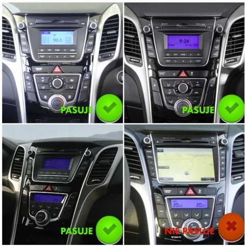 HYUNDAI I30 2012-2017 RADIO NAWIGACJA ANDROID AUTO + APPLE CARPLAY