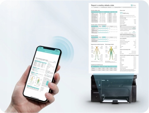ŁAZIENKOWA WAGA ANALITYCZNA 8 Elektrod BIA Pomiar Składu Ciała APP BT 180kg