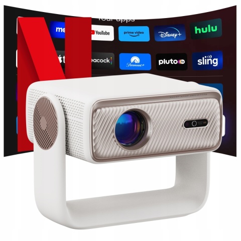 OFICIALNY NETFLIX ANDROID RZUTNIK PROJEKTOR LED maXvision APX-1 AUTO FOCUS