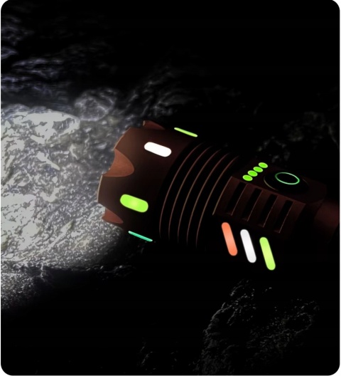 OGIEŃ! SUPER MOCNA LATARKA LED DALEKOSIĘŻNA 7500 LM maXvision A6-PRO JAKOŚĆ