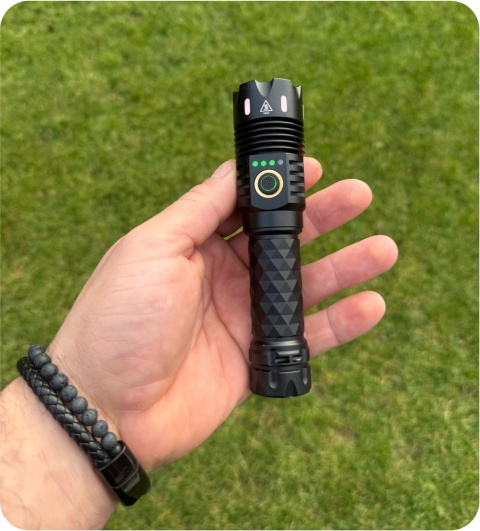 OGIEŃ! SUPER MOCNA LATARKA LED DALEKOSIĘŻNA 7500 LM maXvision A6-PRO JAKOŚĆ