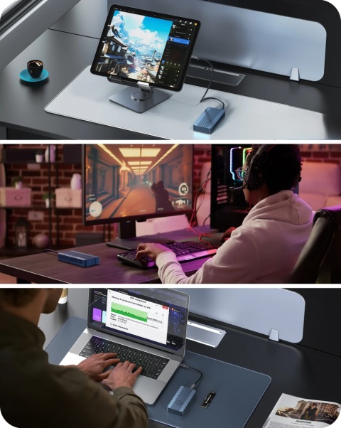 Obudowa dysku TBU405Pro M1 M.2 NVMe SSD 40Gb/s USB-C Thunderbolt 3/4 USB4