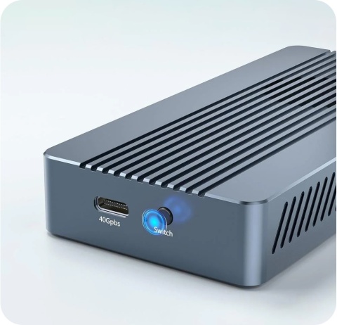 Obudowa dysku TBU405Pro M1 M.2 NVMe SSD 40Gb/s USB-C Thunderbolt 3/4 USB4