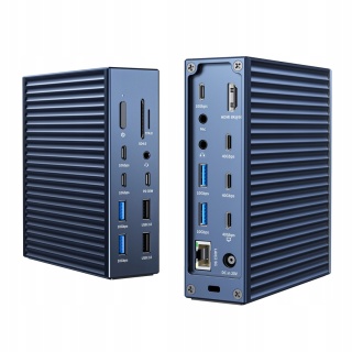 POTĘŻNA STACJA DOKUJĄCA 21w1 ACASIS DS-9007 THUNDERBOLT 4 40Gbps macOS Win