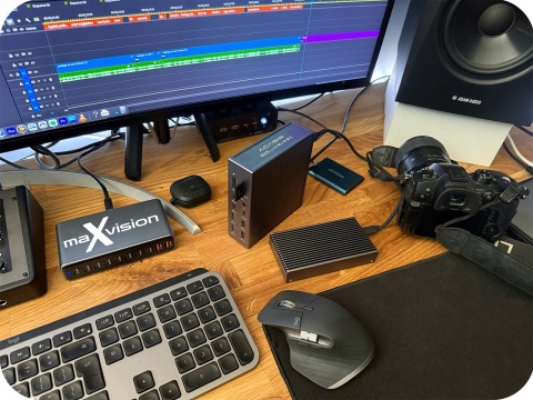 POTĘŻNA STACJA DOKUJĄCA 21w1 ACASIS DS-9007 THUNDERBOLT 4 40Gbps macOS Win