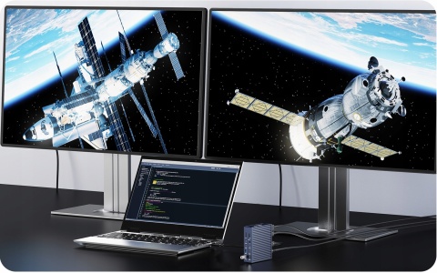 POTĘŻNA STACJA DOKUJĄCA 21w1 ACASIS DS-9007 THUNDERBOLT 4 40Gbps macOS Win