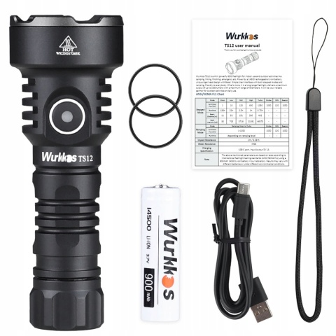 PREMIUM MINI Latarka Wurkkos TS12 432m LED EDC SFT-40 1050lm JAKOŚĆ