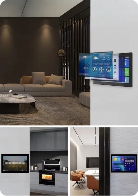 Panel Ekran Monitor Ścienny Android POE 230V Tuya Home Assistant 10.1"