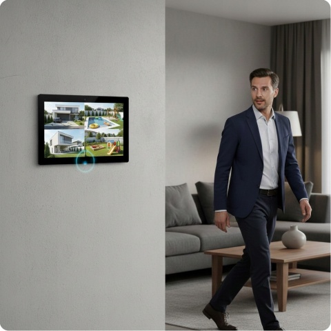 Panel Ekran Monitor Ścienny Android POE 230V Tuya Home Assistant 10.1"