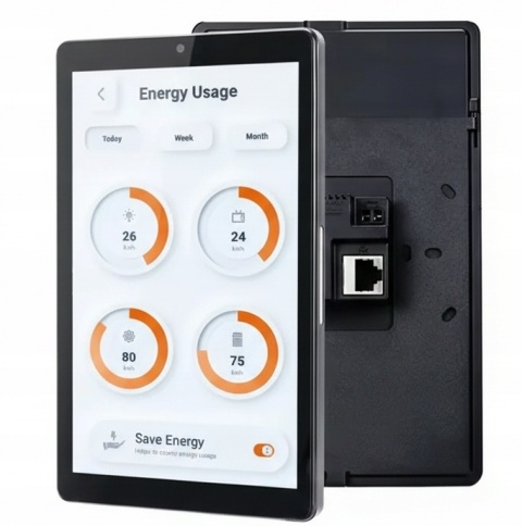 Panel Ekran Monitor Ścienny Android POE 230V WiFi Home Assistant Tuya 8"