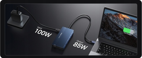 Stacja Dokująca HUB Acasis USB-C 14w1 4K 60Hz PD 100W Ładowanie 2xHDMI SD