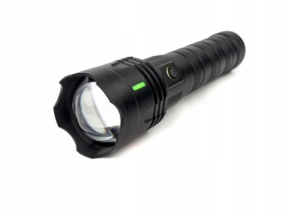 GIGANT! POTĘŻNA LATARKA LED LASER DALEKOSIĘŻNA PowerBank 2200m maXvision