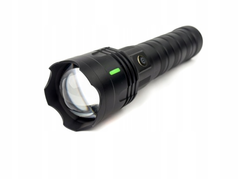 GIGANT! POTĘŻNA LATARKA LED LASER DALEKOSIĘŻNA PowerBank 2200m maXvision