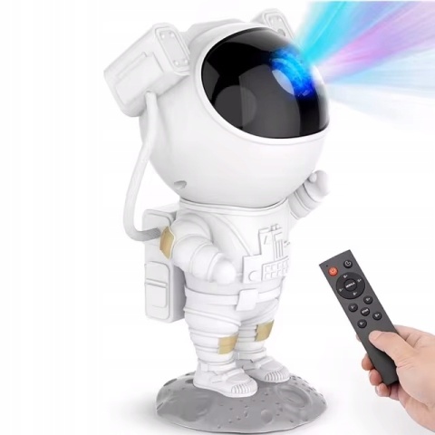 GRATIS LATARKA! PROJEKTOR GWIAZD ASTRONAUTA LAMPKA NOCNA DLA DZIECKA KOSMOS