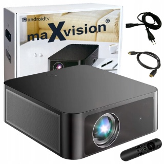 HIT ! RZUTNIK PROJEKTOR LED FULL HD ANDROID maXvision BARDZO JASNY 38000 LM