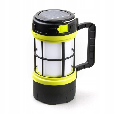 LATARKA LAMPKA KEMPINGOWA LED NAMIOT TURYSTYCZNA Power-Bank SOLARNA MOCNA