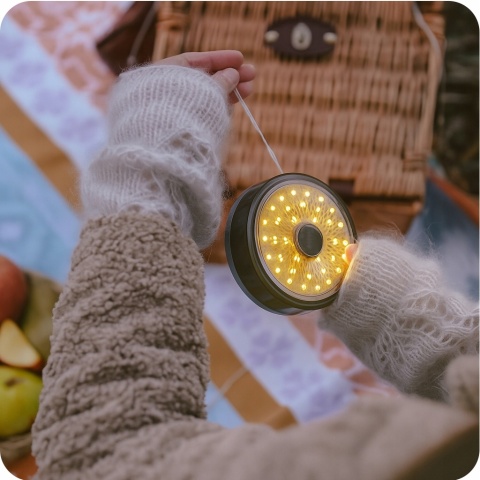 Lampka kempingowa LED girlanda świetlna RGBW 10m Święta Namiot Taras USB-C