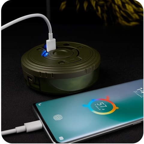 Lampka kempingowa LED girlanda świetlna RGBW 10m Święta Namiot Taras USB-C