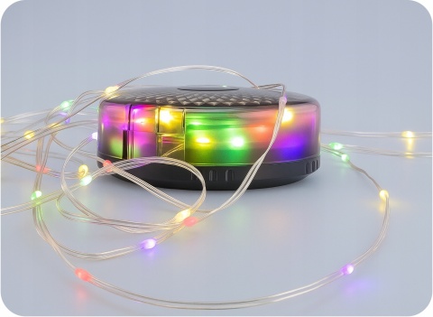 Lampka kempingowa LED girlanda świetlna RGBW 10m Święta Namiot Taras USB-C