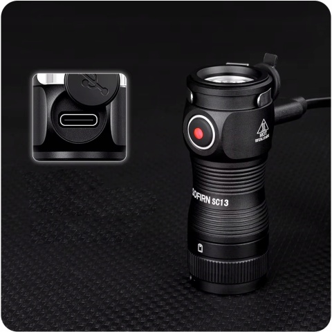 MINI MOCNA Latarka Sofirn SC13 1200lm LED SST40 + akumulator 18350 1100mAh