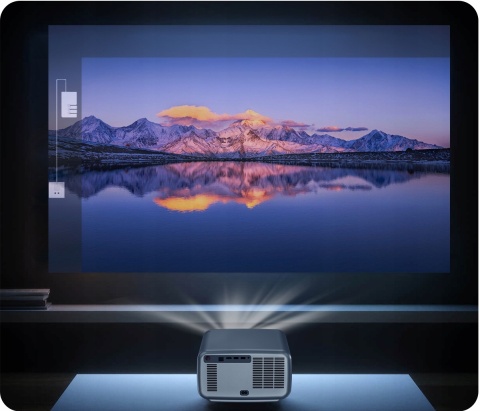 NAJMOCNIEJSZY! RZUTNIK PROJEKTOR LED ANDROID maXvision E1 PRO 84000lm 4K