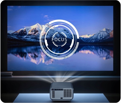 NAJMOCNIEJSZY ! RZUTNIK PROJEKTOR LED FULL HD ANDROID maXvision 54000lm