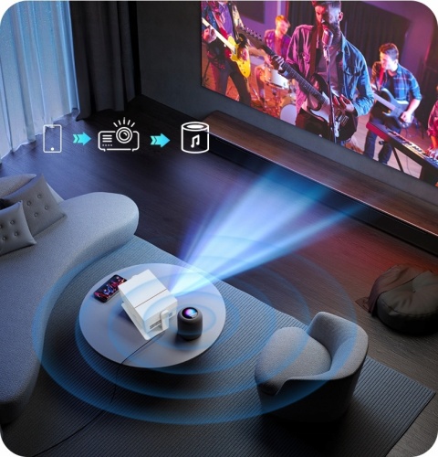 NOWOŚĆ GOOGLE TV RZUTNIK PROJEKTOR LED maXvision LED FULL HD ANDROID GTV1