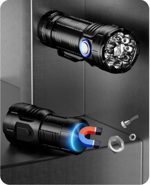 NOWOŚĆ! Latarka maXvision QX1 Pro 3000 lm LED 8*XHG 26350A PREMIUM