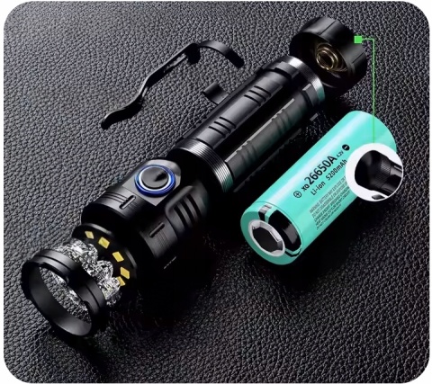 NOWOŚĆ! Latarka maXvision QX1 Pro 3000 lm LED 8*XHG 26350A PREMIUM