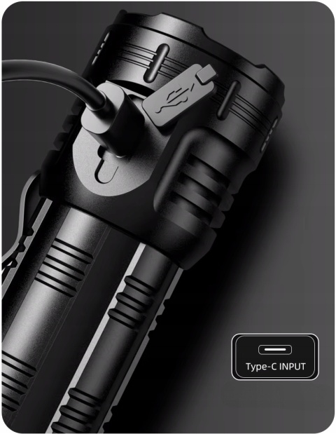 NOWOŚĆ! Latarka maXvision QX1 Pro 3000 lm LED 8*XHG 26350A PREMIUM