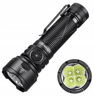 NOWOŚĆ PREMIUM Latarka Sofirn SR15 5000lm LED EDC 4xSFT25R 5000mAh USB-C