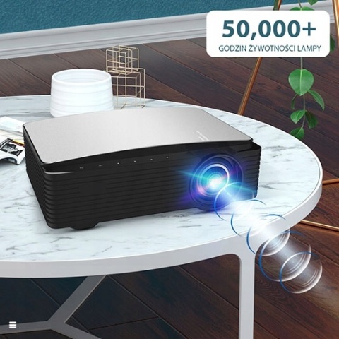 NOWOŚĆ! PROJEKTOR maXvision LED ANDROID 14 SMART TV RZUTNIK FULL HD 4K HDMI