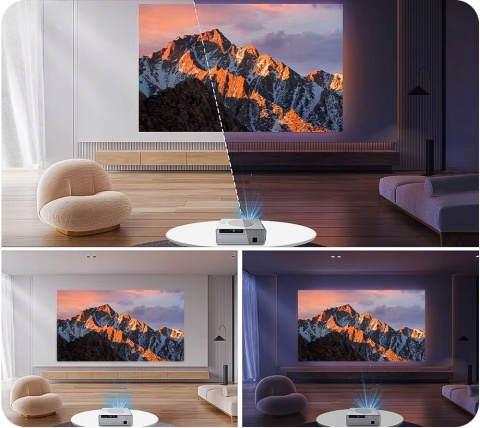 NOWOŚĆ! RZUTNIK PROJEKTOR LED ANDROID JAKOŚĆ 40000 LM maXvision PREMIUM 3GB