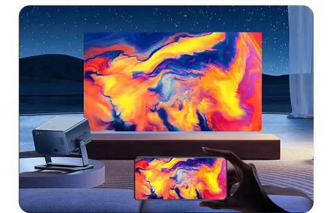 NOWOŚĆ RZUTNIK PROJEKTOR LED maXvision LED FULL HD ANDROID 20000 LM G8 PRO