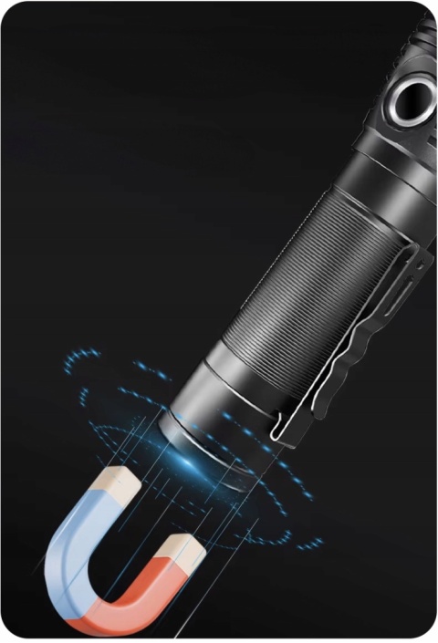 PREMIUM! BARDZO MOCNA LATARKA LED KOMPAKTOWA Z15 1400lm USB-C 4800 mAh