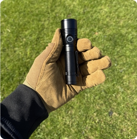 PREMIUM! BARDZO MOCNA LATARKA LED KOMPAKTOWA Z15 1400lm USB-C 4800 mAh