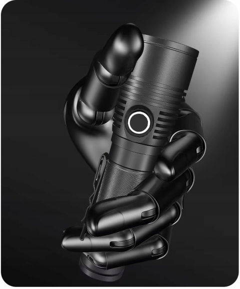 PREMIUM! BARDZO MOCNA LATARKA LED KOMPAKTOWA Z15 1400lm USB-C 4800 mAh