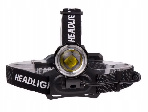 PREMIUM! DALEKOSIĘŻNA LATARKA CZOŁOWA LED UT-50 POWERBANK XHP90 5000lm USB