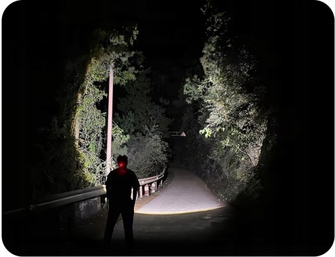 PREMIUM! DALEKOSIĘŻNA LATARKA CZOŁOWA LED UT-50 POWERBANK XHP90 5000lm USB