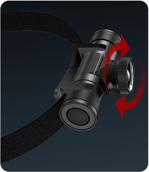 PREMIUM! DALEKOSIĘŻNA LATARKA CZOŁOWA LED ZOOM maXvision H11B