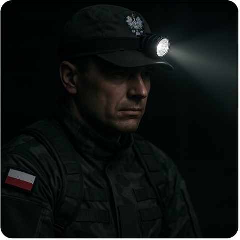 PREMIUM! DALEKOSIĘŻNA LATARKA CZOŁOWA LED ZOOM maXvision H11B