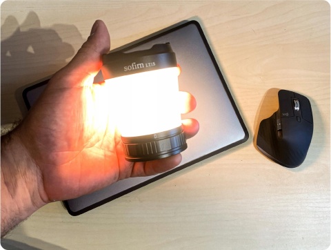 PREMIUM LAMPKA KEMPINGOWA LED NAMIOT TURYSTYCZNA Sofirn LT1S Power Bank MOC