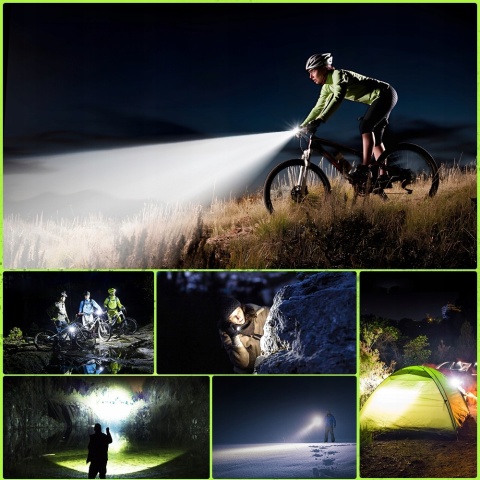 PREMIUM! LAMPKA ROWEROWA PRZEDNIA NA ROWER LED USB-C Sofirn BS01 2000lm MOC