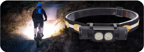 PREMIUM ! LATARKA CZOŁOWA Sofirn H25S 1200lm LED 2*SST40 LED + aku 18650